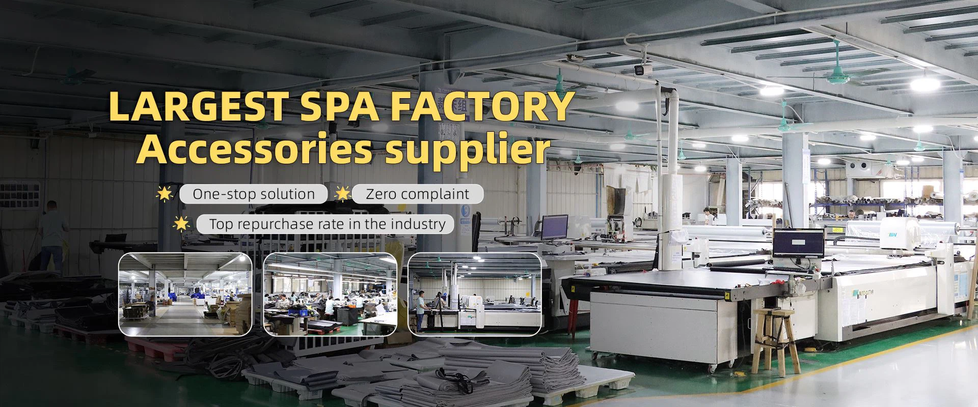 TSPK Largest spa factory