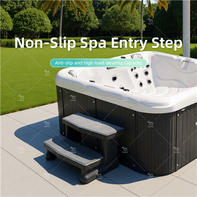 Ny design Badtunna Step Platform Anti-Slip Surface Spa Step
